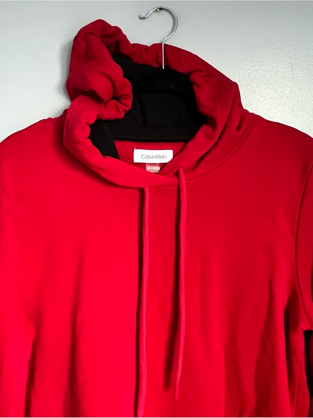 Calvin Klein Bright Red Pullover Hoodie